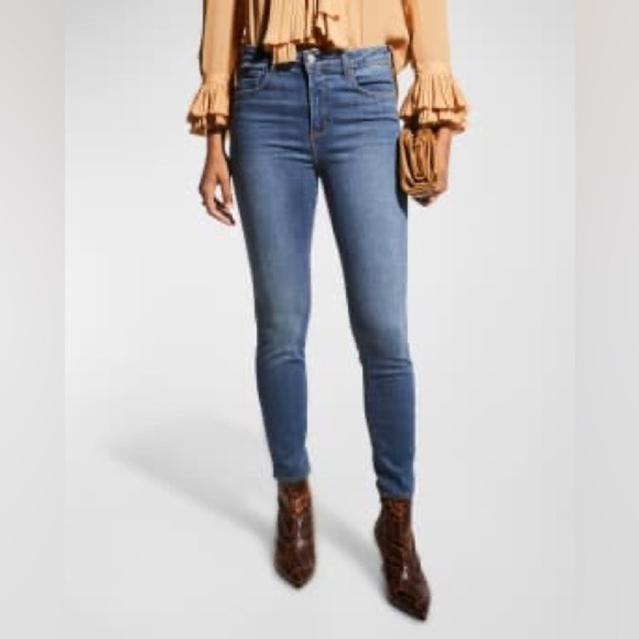 L'AGENCE Denim - L’AGENCE high waisted skinny ankle jeans size 26